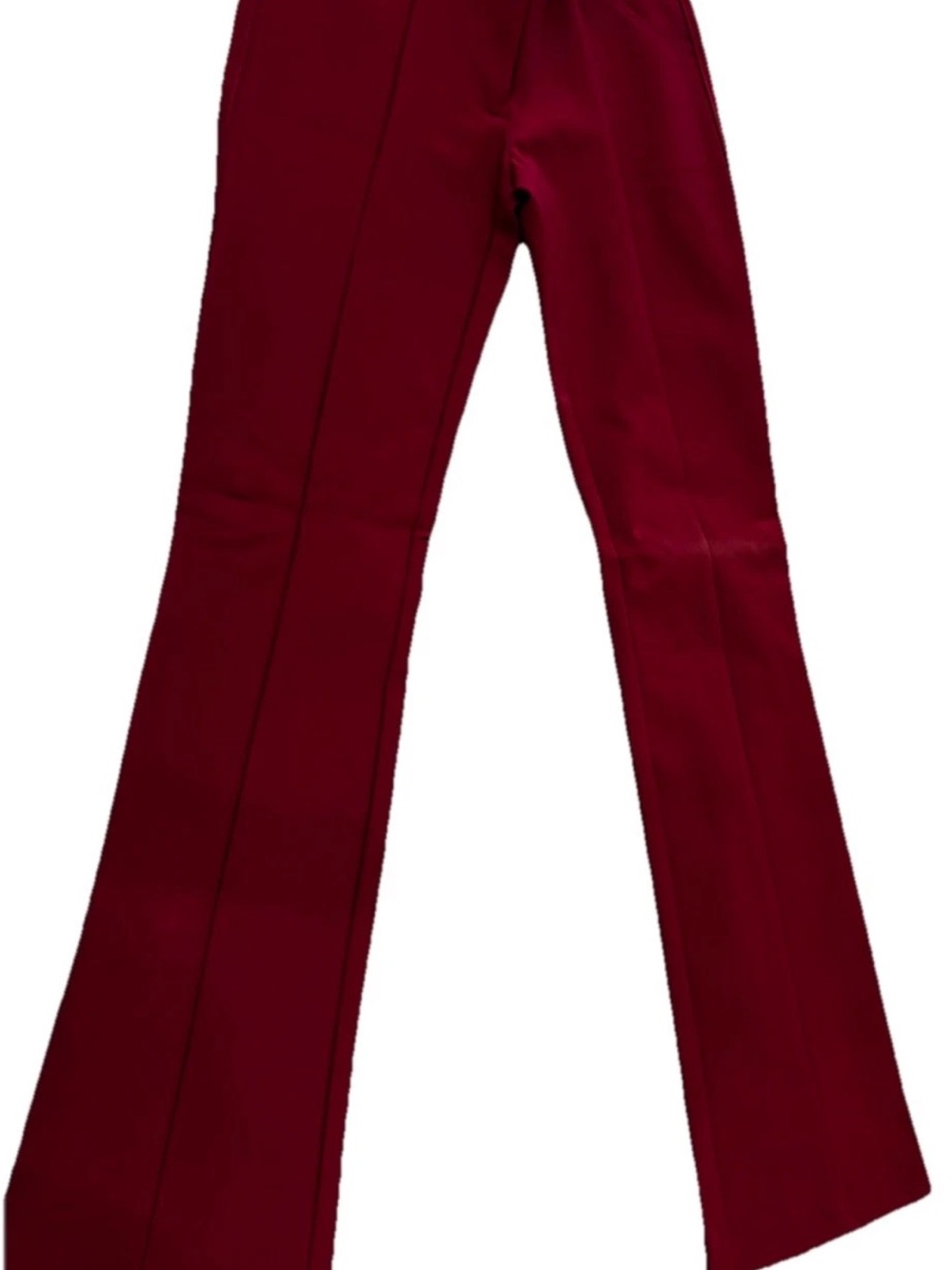 PAIRE Jackie Slim Boot Burgundy Wine Pants Size 0